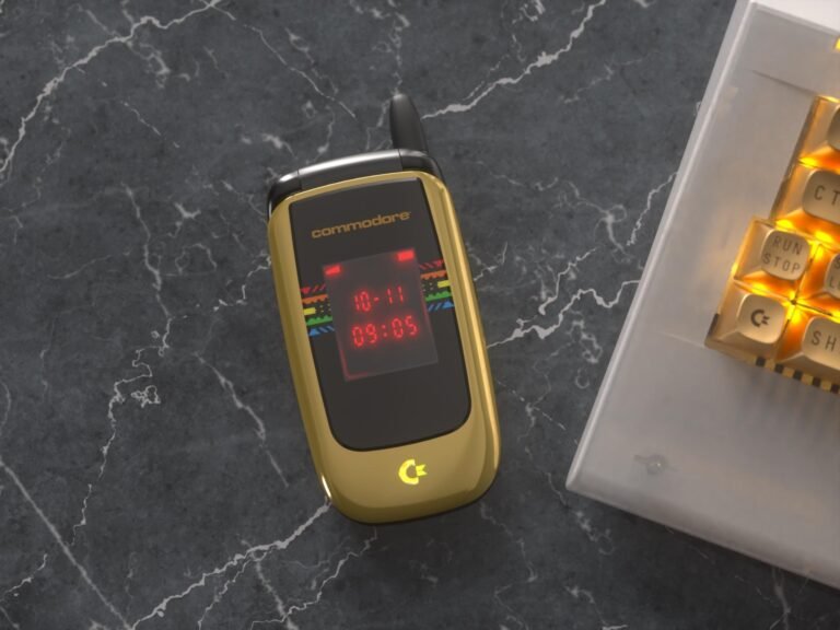 After resurrecting an iconic PC brand, Commodore is getting into flip phones